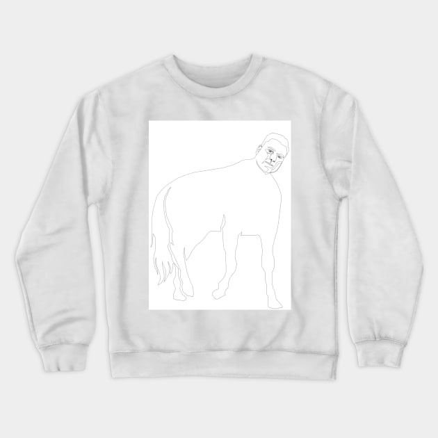 Horse Geebs Crewneck Sweatshirt by TylerHasbrouck